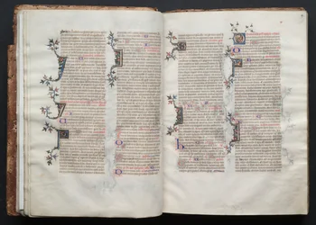 O Missal Gotha: Fol. 18v, Texto, c. 1375.