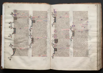 O Missal Gotha: Fol. 20v, Texto, c. 1375.