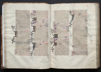 O Missal Gotha: Fol. 30v, Texto, c. 1375.