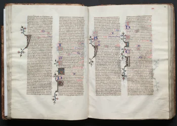 O Missal Gotha: Fol. 33r, Texto, c. 1375.