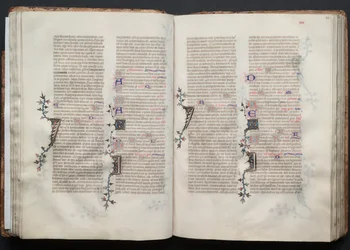 O Missal Gotha: Fol. 41v, Texto, c. 1375.