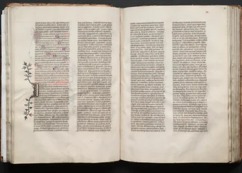 O Missal Gotha: Fol. 51v, Texto, c. 1375.