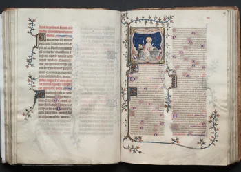 O Missal Gotha: Fol. 68v, Texto, c. 1375.