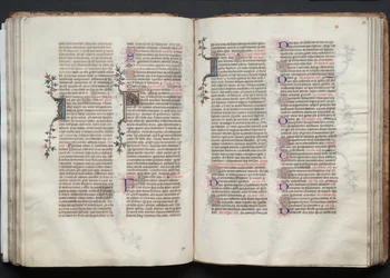O Missal Gotha: Fol. 72v, Texto, c. 1375.