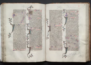 O Missal Gotha: Fol. 81v, Texto, c. 1375.