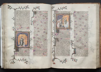O Missal Gotha: Fol. 83r, Corpus Domini, c. 1375.