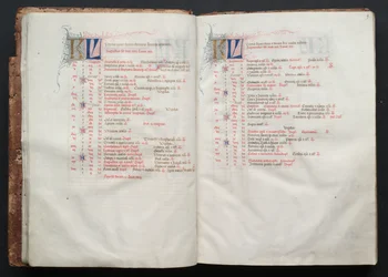 O Missal Gotha: Fol. 8v, Texto , c. 1375.