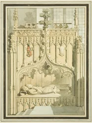 Efígies de Sir Maurice Berkeley e esposa, em St Mark