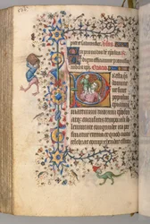Horas de Carlos o Nobre, rei de Navarra (1361-1425): fol. 277v, São Cristóvão