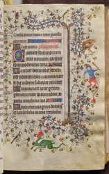 Horas de Carlos o Nobre, rei de Navarra (1361-1425): fol. 45r, Texto