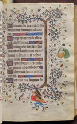 Horas de Carlos o Nobre, rei de Navarra (1361-1425): fol. 54r, Texto