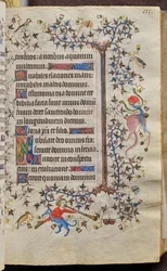 Horas de Carlos o Nobre, rei de Navarra (1361-1425): fol. 56r, Texto