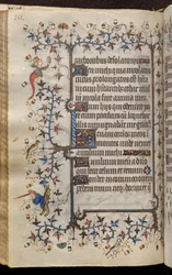 Horas de Carlos o Nobre, rei de Navarra (1361-1425): fol. 75v, Texto