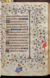 Horas de Carlos o Nobre, rei de Navarra (1361-1425): fol. 97r, Texto