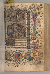 Horas de Carlos Nobre, rei de Navarra 1361-1425: fol. 101r, Texto, c. 1405