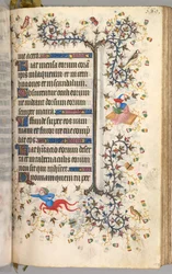 Horas de Carlos Nobre, rei de Navarra 1361-1425: fol. 189r, Texto, c. 1405