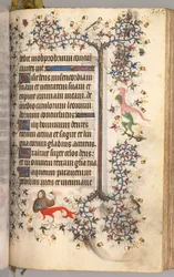 Horas de Carlos Nobre, rei de Navarra 1361-1425: fol. 193r, Texto, c. 1405