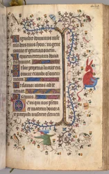Horas de Carlos Nobre, rei de Navarra 1361-1425: fol. 209r, Texto, c. 1405