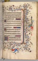 Horas de Carlos Nobre, rei de Navarra 1361-1425: fol. 218r, Texto, c. 1405