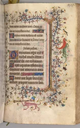 Horas de Carlos Nobre, rei de Navarra 1361-1425: fol. 219r, Texto, c. 1405