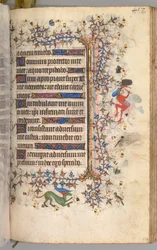 Horas de Carlos Nobre, rei de Navarra 1361-1425: fol. 223r, Texto, c. 1405