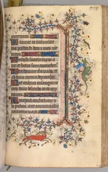 Horas de Carlos Nobre, rei de Navarra 1361-1425: fol. 229r, Texto, c. 1405