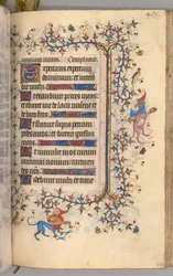 Horas de Carlos Nobre, rei de Navarra 1361-1425: fol. 230r, Texto, c. 1405