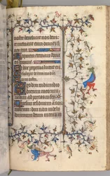 Horas de Carlos Nobre, rei de Navarra 1361-1425: fol. 246r, Texto, c. 1405