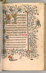 Horas de Carlos Nobre, rei de Navarra 1361-1425, fol. 283r, São Lázaro, c. 1405