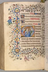 Horas de Carlos Nobre, rei de Navarra 1361-1425, fol. 283v, Mártires: Santo não identificado ...,