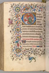 Horas de Carlos Nobre, rei de Navarra 1361-1425, fol. 285v, St. Martin, c. 1405