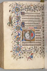 Horas de Carlos Nobre, rei de Navarra 1361-1425, fol. 288v, St. Hervard, c. 1405