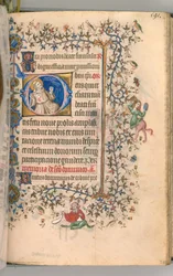 Horas de Carlos Nobre, rei de Navarra 1361-1425, fol. 290r, São Francisco, c. 1405
