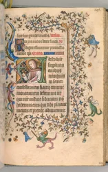 Horas de Carlos Nobre, rei de Navarra 1361-1425, fol. 292r, St. Fiacre, c. 1405