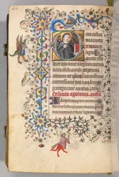 Horas de Carlos Nobre, rei de Navarra 1361-1425, fol. 302v, St. Opportune, c. 1405