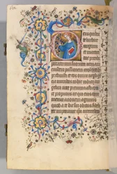 Horas de Carlos Nobre, rei de Navarra 1361-1425, fol. 305v, St. Marta, c. 1405