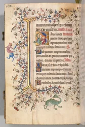 Horas de Carlos Nobre, rei de Navarra 1361-1425, fol. 313v, Virgin and Child, c. 1405