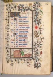 Horas de Carlos Nobre, rei de Navarra 1361-1425: fol. 7 de julho, c. 1405