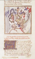 Ms 622 fol.9v Cadmus, fundador de Tebas, de &39;Des Hommes Illustres&39;, c.1460