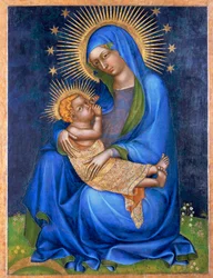 A Virgem (têmpera sobre madeira)
