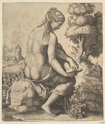 Vénus a tirar um espinho do pé, 1532.