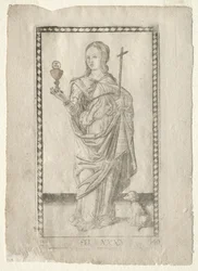 Fé do Tarocchi, série B: Princípios e Virtudes Cósmicas, nº 40, antes de 1467.