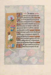 Horas da rainha Isabel, a católica, rainha da Espanha: Fol. 137v, c. 1500.