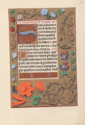 Horas da rainha Isabel, a católica, rainha da Espanha: Fol. 176r, c. 1500.