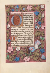 Horas da rainha Isabel, a católica, rainha da Espanha: Fol. 186r, c. 1500.