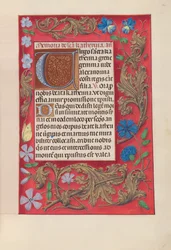 Horas da rainha Isabel, a católica, rainha da Espanha: Fol. 190r, c. 1500.