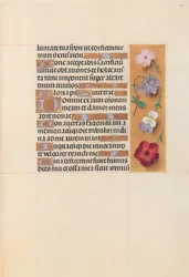 Horas da rainha Isabel, a católica, rainha da Espanha: Fol. 206r, c. 1500.