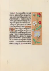 Horas da rainha Isabel, a católica, rainha da Espanha: Fol. 55r, c. 1500.