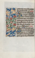 Livro de Horas de Uso de Rouen: fol. 100v, c. 1470