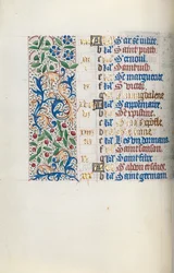 Livro de Horas de Uso de Rouen: fol. 7v, c. 1470